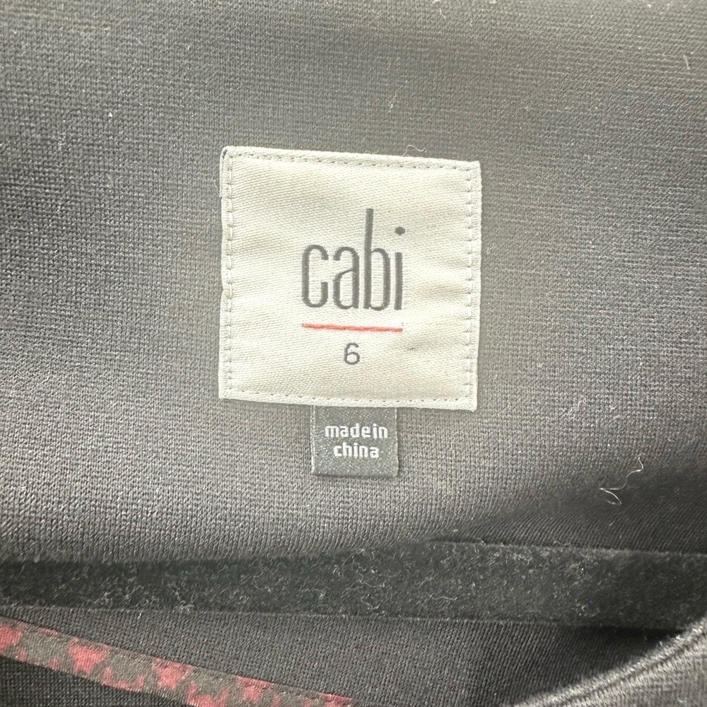 CABI Agency peplum #3549 woman black Ponte career 90’s structured blazer 6 - Picture 9 of 12